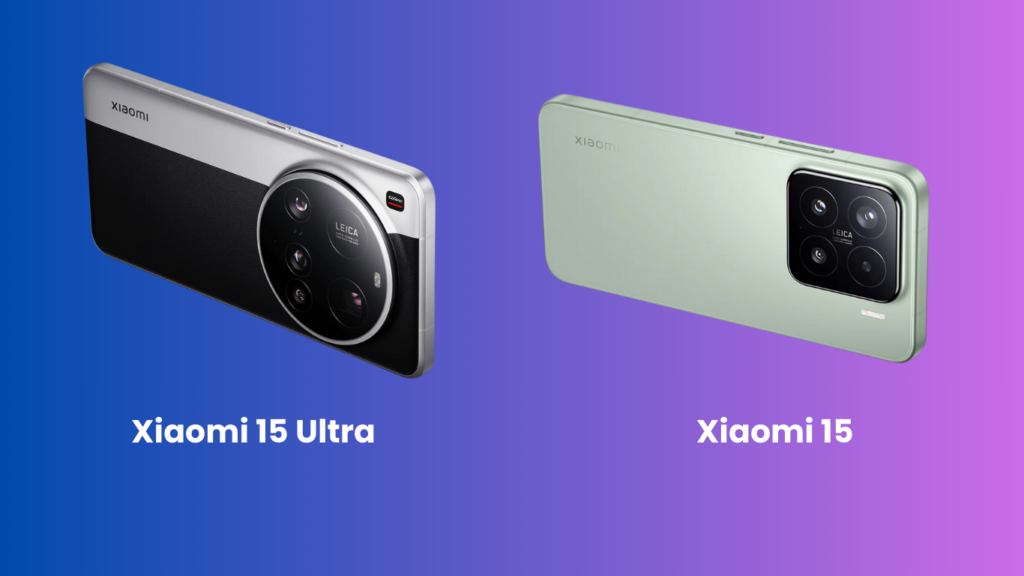 Xiaomi 15 and Xiaomi 15